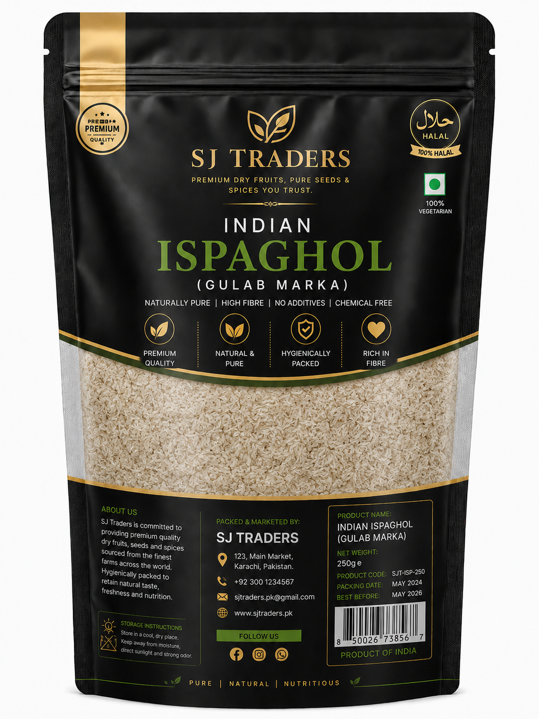 Indian Ispaghol (Gulab Marka)